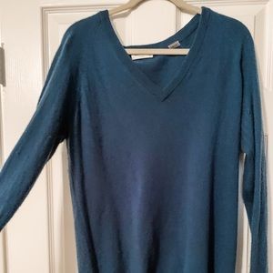 Blue Green Cashmere Sweater